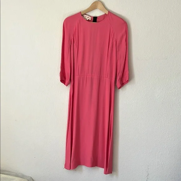 strapless open back dress Marni Kids Marni Kids | Peach Pink Dress M00817 main image 0